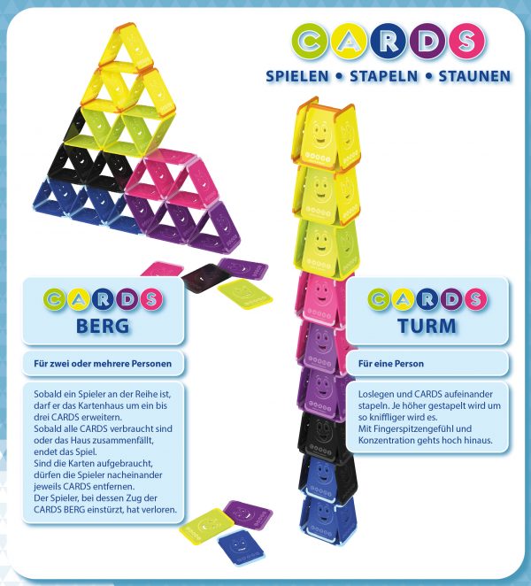 Cards - Set mit 144 Karten (6 Farben) – Bild 2