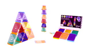 Cards transparent - Set with 24 cards (6 colors)