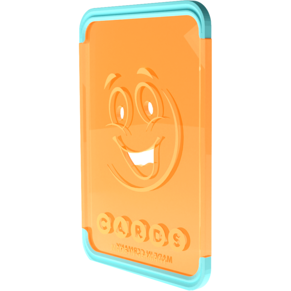 Expansion pack Cards neon orange transparent