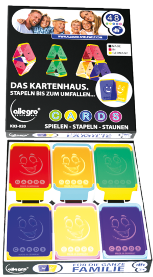Cards Transparent – Set of 48 Cards (6 Colors)