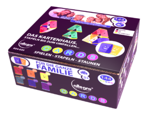 Cards Transparent – Set of 144 Cards (6 Colors)