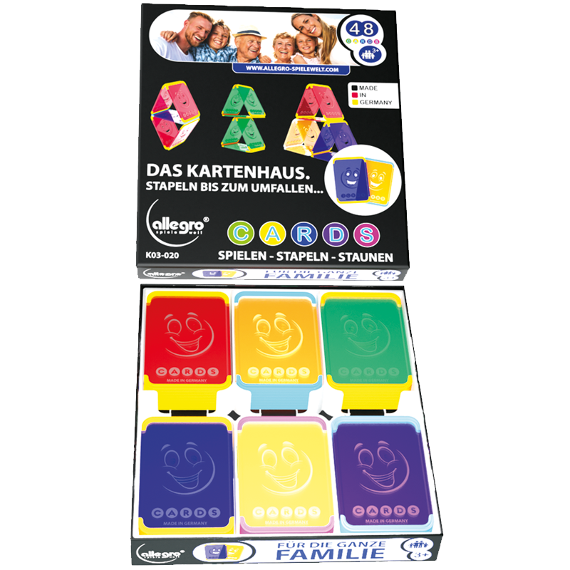 Cards transparent - Set mit 48 Karten (6 Farben) – Bild 2